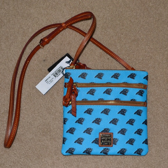 Dooney & Bourke Handbags - Dooney & Bourke NFL Panthers Triple Zip Crossbody